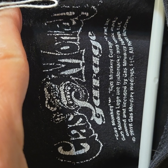 Gas Monkey Garage Black Graphic T-Shirt - Picture 3 of 5